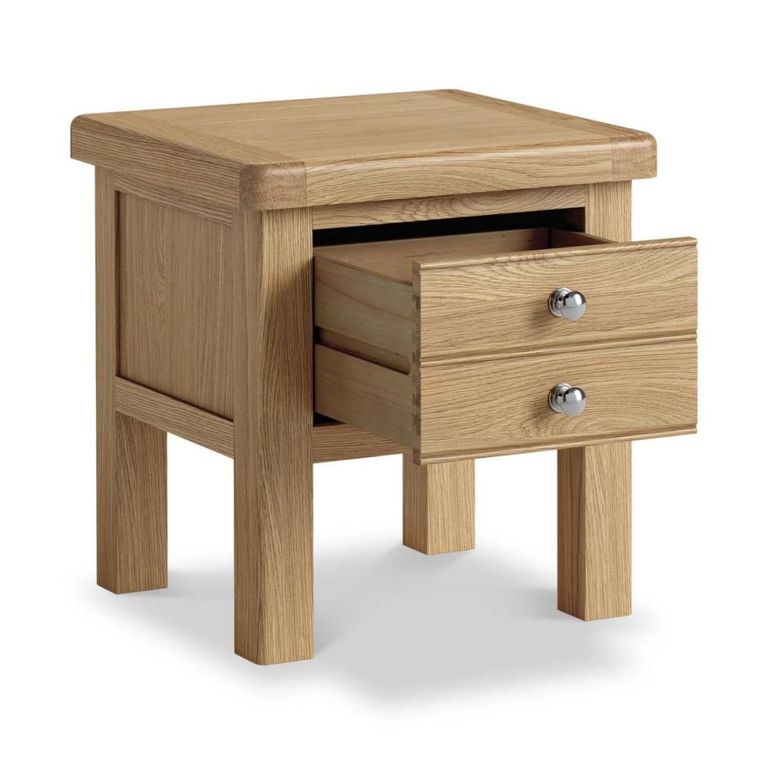 Normandy Lamp Table - 1 Drawer - Oak