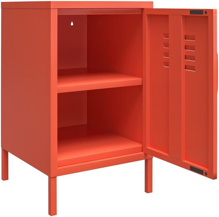 Nowata Cache Orange Locker End Table - 2354813COMNUK
