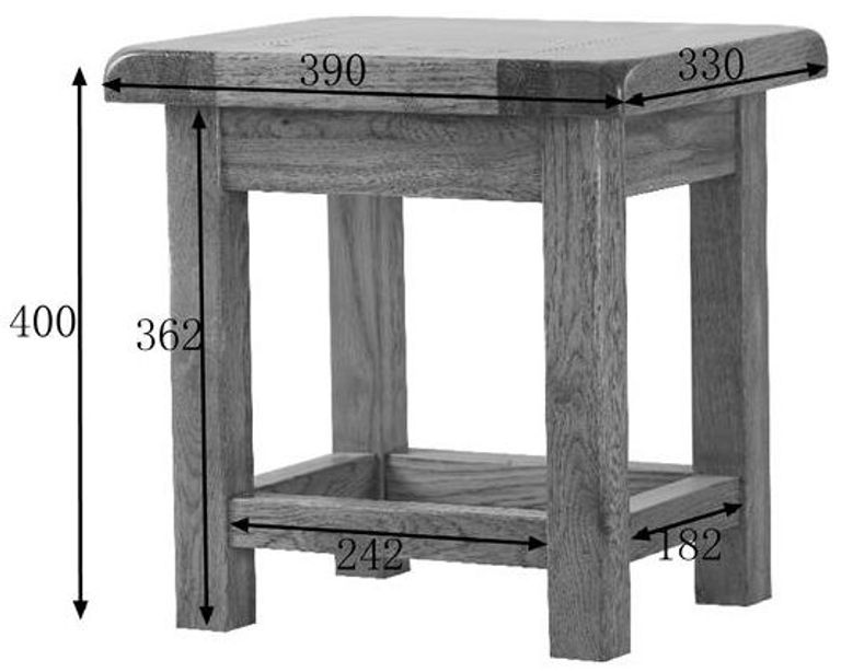 Originals Rustic Oak Side Table