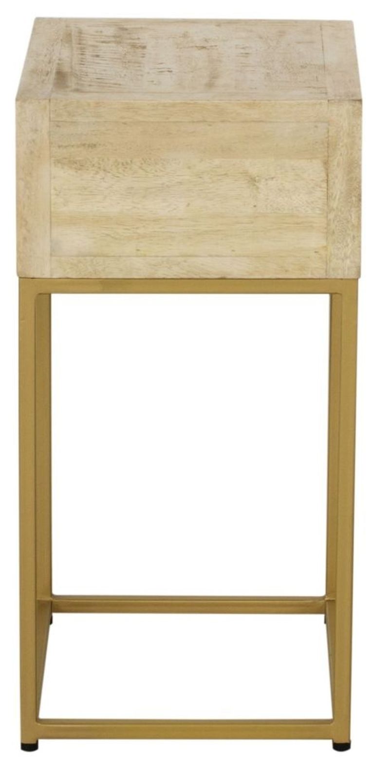 Rattan 1 Drawer Side Table