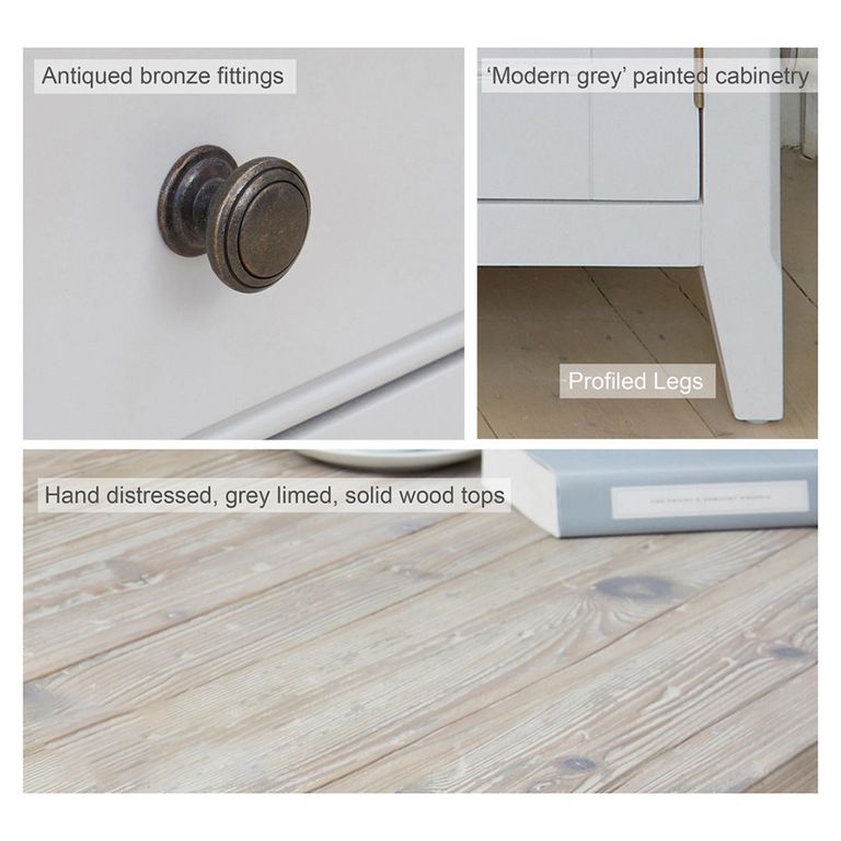 Signature Grey Painted Lamp Table