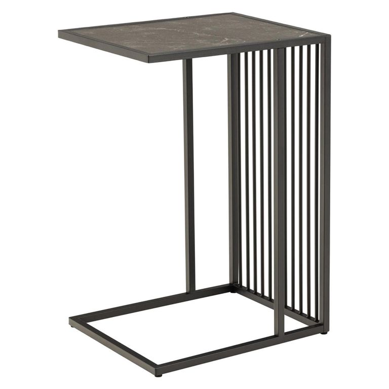 Strington Side Table - Black Marble Effect