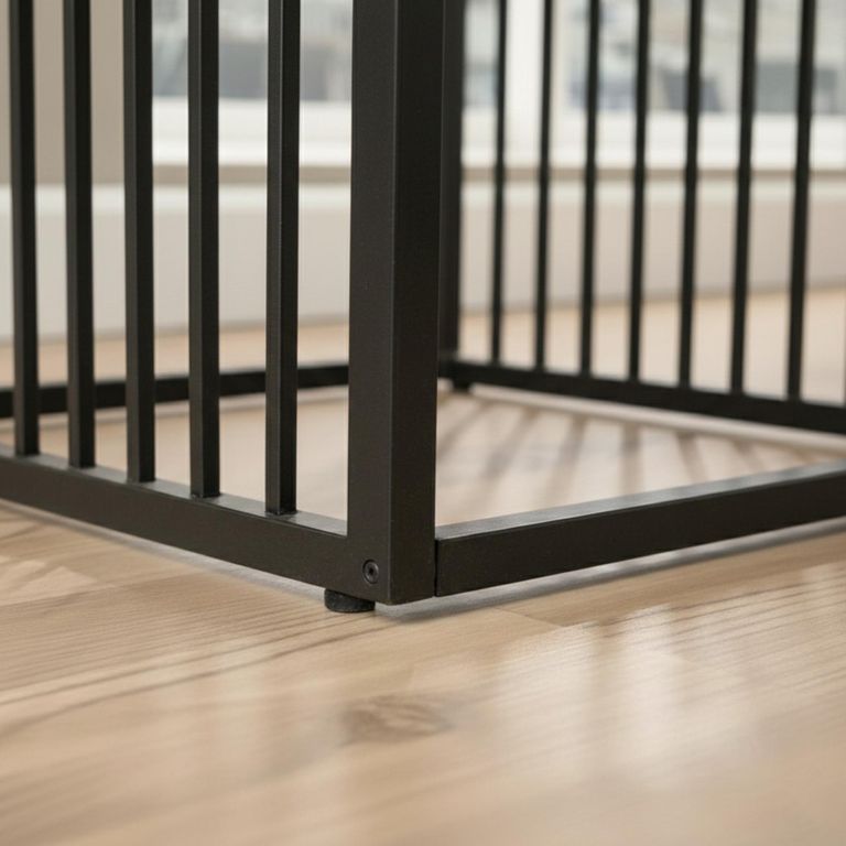 Strington Side Table - Square - Black Marble Effect