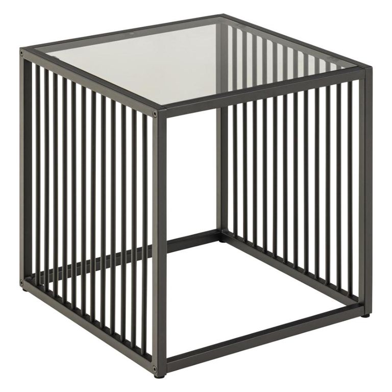 Strington Side Table - Square - Smoked Glass