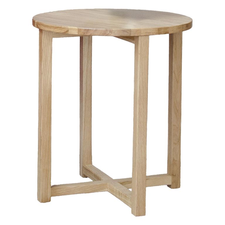 Lyon Lamp Table - Round - Oak