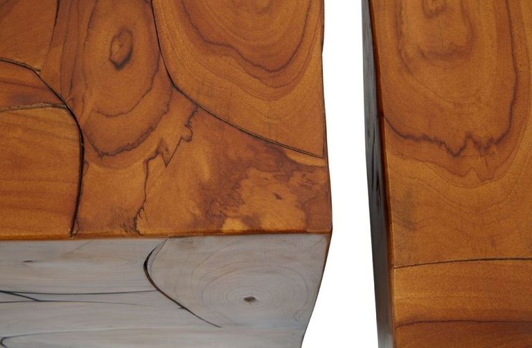 Surak Stools - Set of 3 - Teak Root