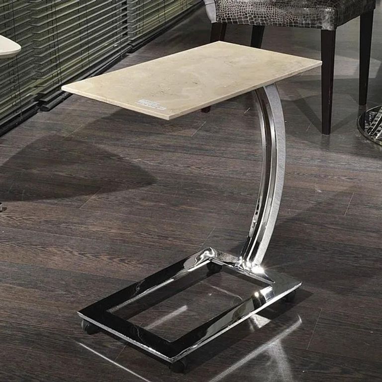 Swan Accent Table - Marble with Steel Base - Variation Available