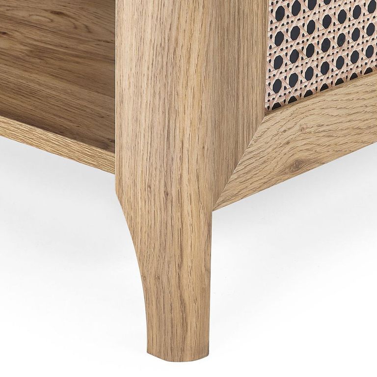 Sydney Lamp Table - Faux Rattan