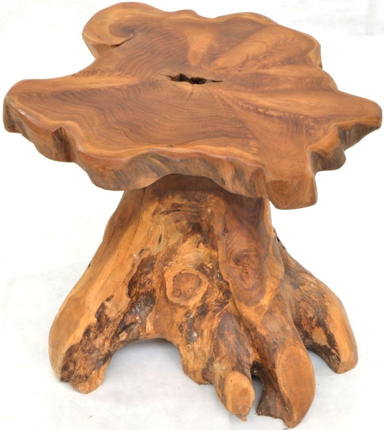 Tree Root Lamp Table