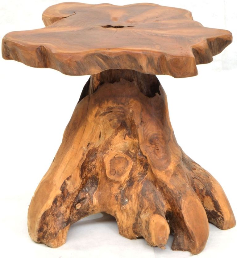 Tree Root Lamp Table