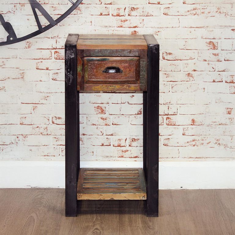 Urban Chic Reclaimed Lamp Table