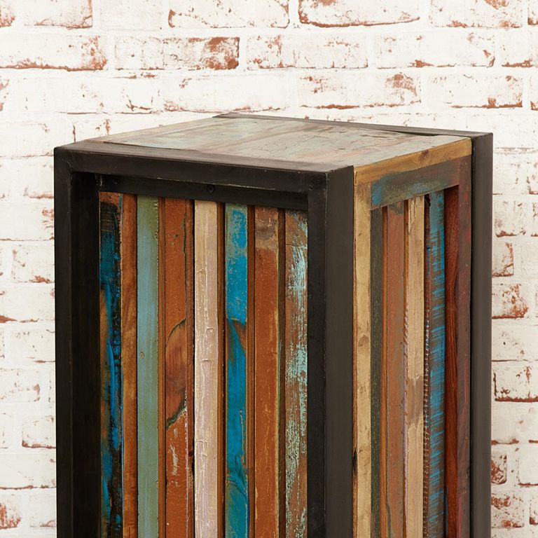 Urban Chic Reclaimed Tall Lamp Table