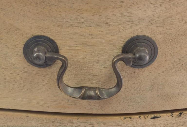 Vintage Mahogany French Style 2 Drawer Side Table