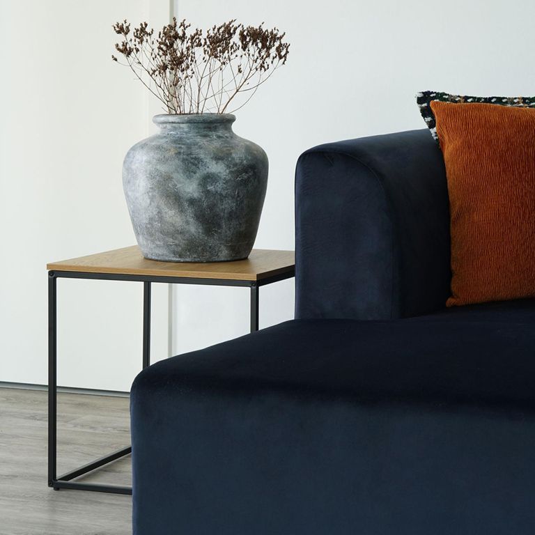 Vita Square Side Table - Natural Wood