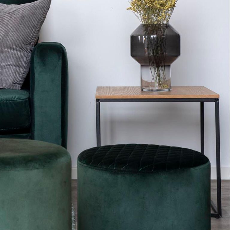 Vita Square Side Table - Natural Wood