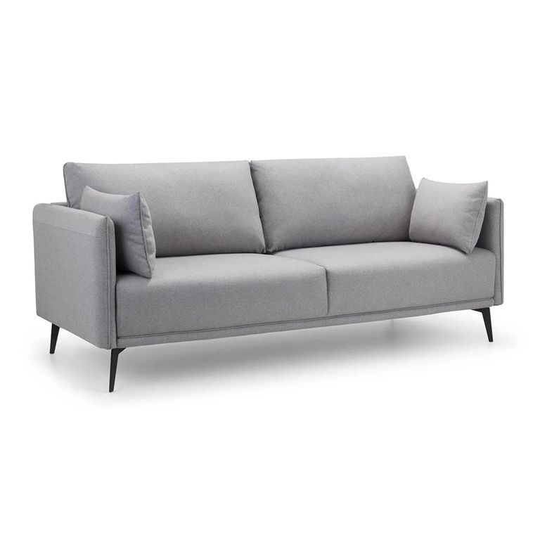 Rohe Sofa - 3 Seater - Grey Fabric