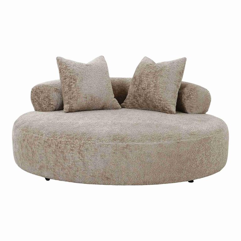Cairo Daybed - Natural Chenille Fabric