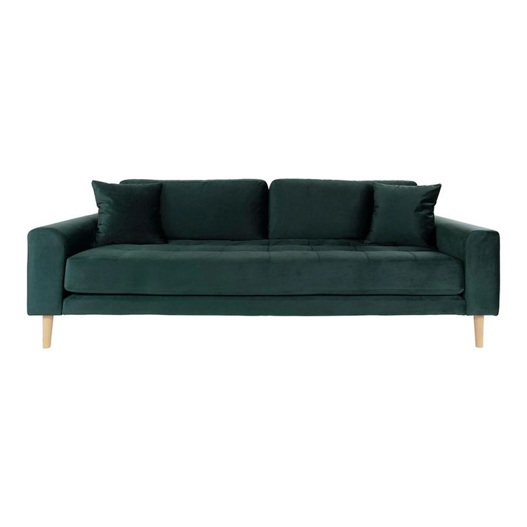 Lido Sofa - 3 Seater - Dark Green - Fabric