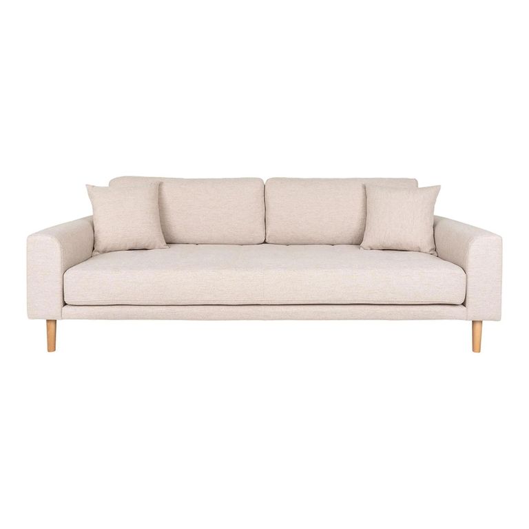 Lido Sofa - 3 Seater - Sand - Fabric