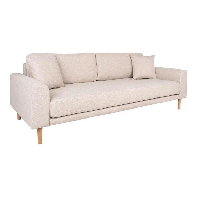 Lido Sofa - 3 Seater - Sand - Fabric
