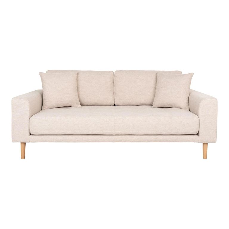 Lido Sofa - 2.5 Seater - Sand - Fabric
