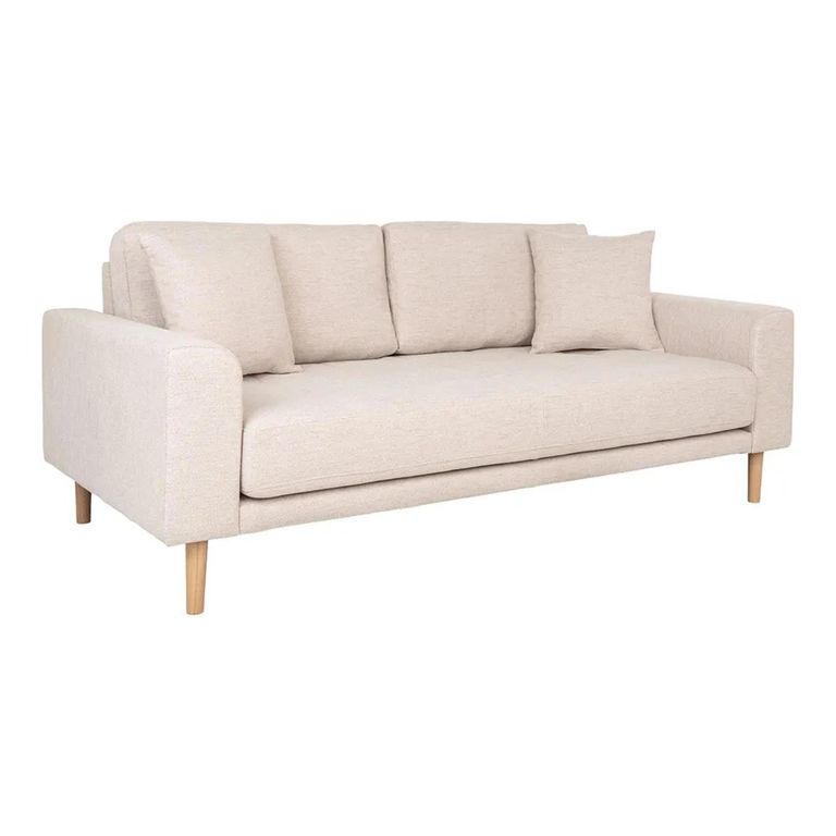 Lido Sofa - 2.5 Seater - Sand - Fabric