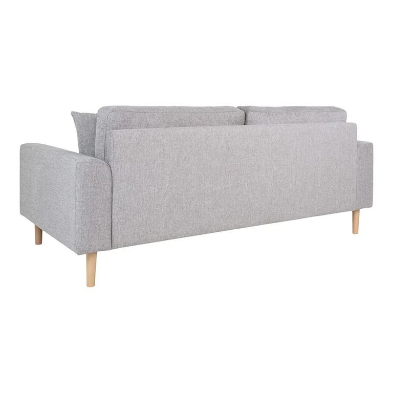 Lido Sofa - 2.5 Seater - Light Grey - Fabric
