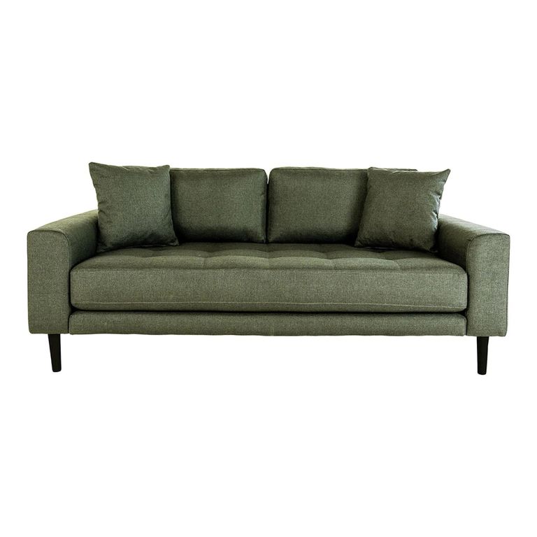 Lido Sofa - 2.5 Seater - Olive Green - Fabric
