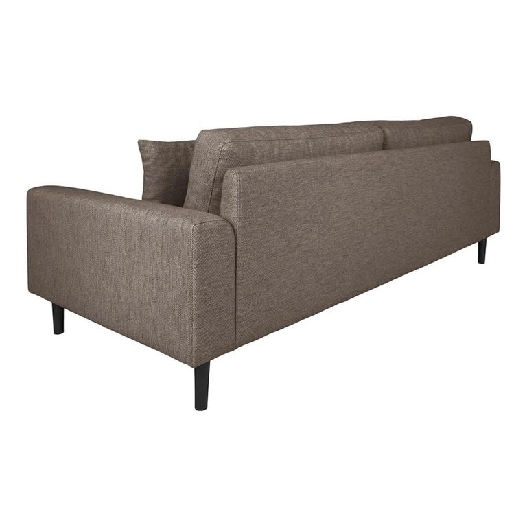 Lido Sofa - 3 Seater - Brown - Fabric