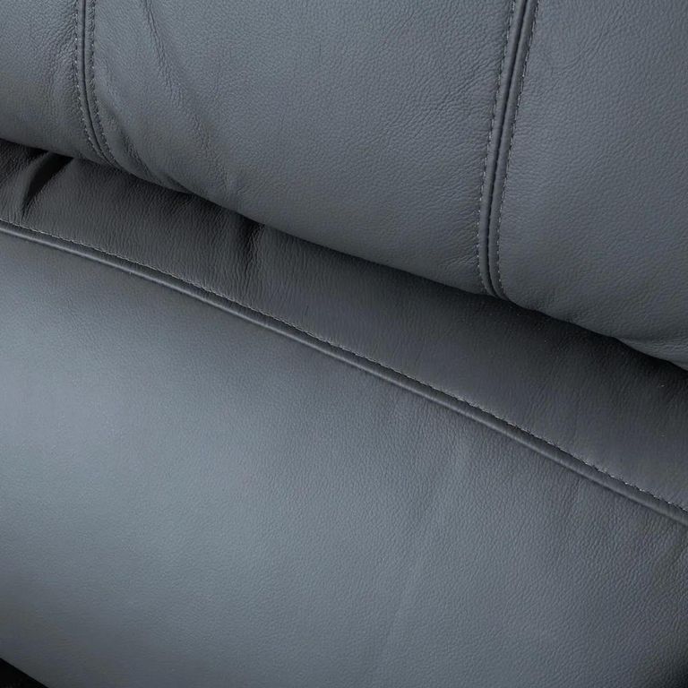 London Electric Recliner Sofa - 2 Seater - Grey Leather