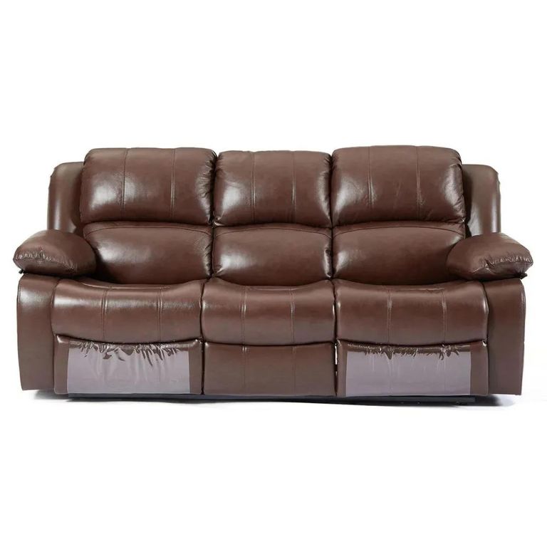 London Electric Recliner Sofa - 3 Seater - Brown Leather
