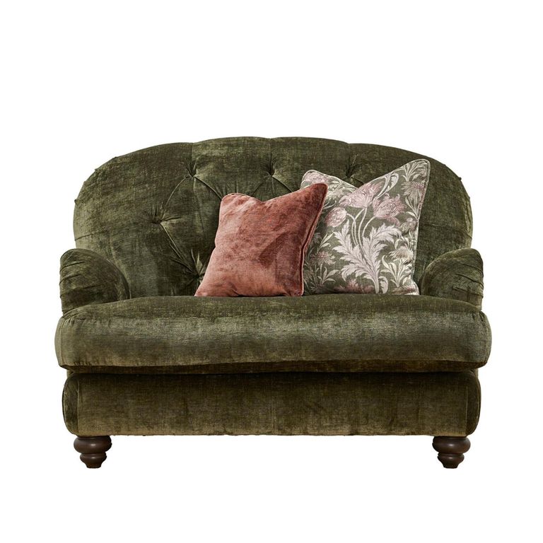 Buoyant Dumpling Fabric Love Chair - Variation Available