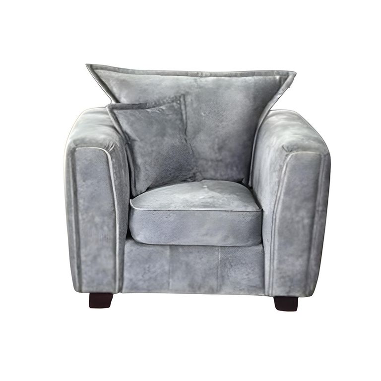 Serena Armchair - Silver Grey Fabric