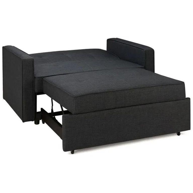 Otto Small Pull-Out Sofa Bed - 2 Seater - Grey Fabric