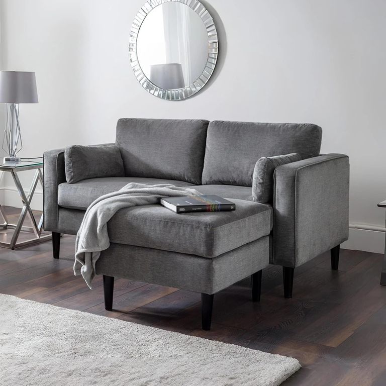 Hayward Sofa - Dark Grey Fabric - 2 Seater