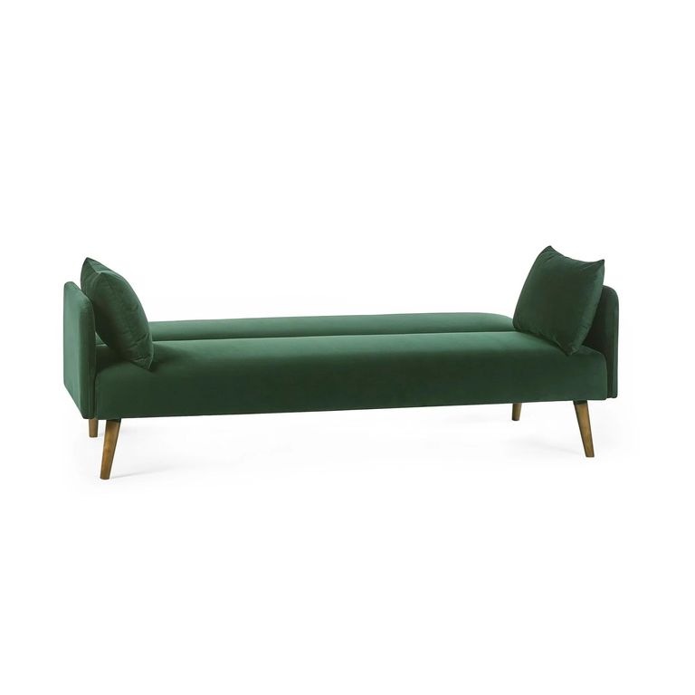 Andi Green Fabric Sofa Bed - 2 Seater - Click Clack