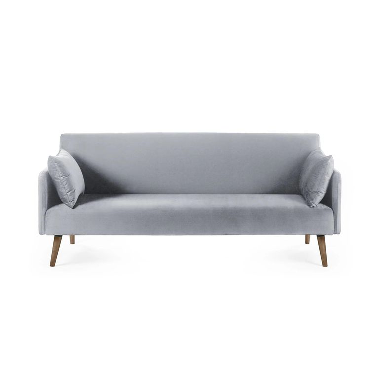 Andi Grey Fabric Sofa Bed - 2 Seater - Click Clack