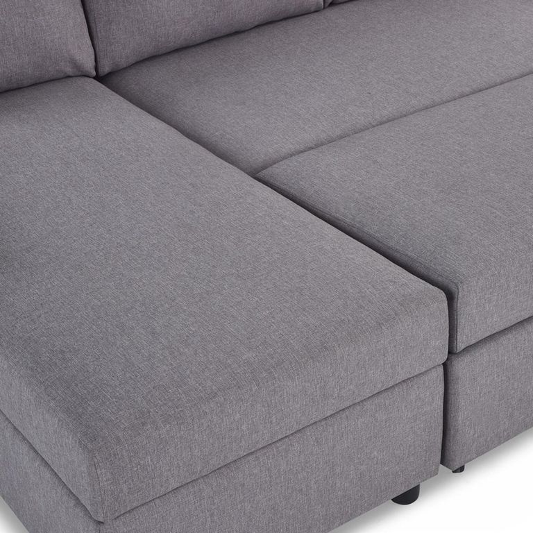 Angel Light Grey Fabric Sofabed