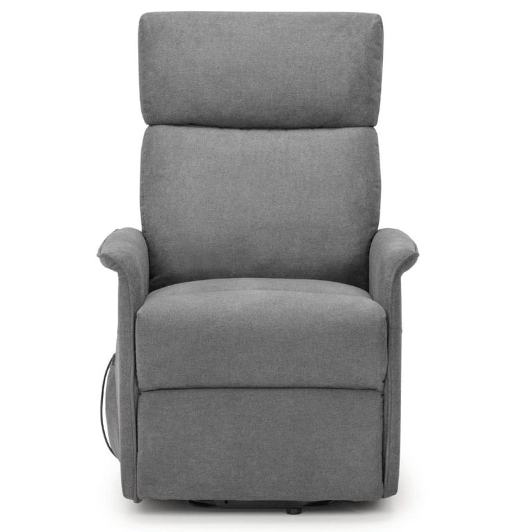Helena Grey Fabric Recliner Armchair