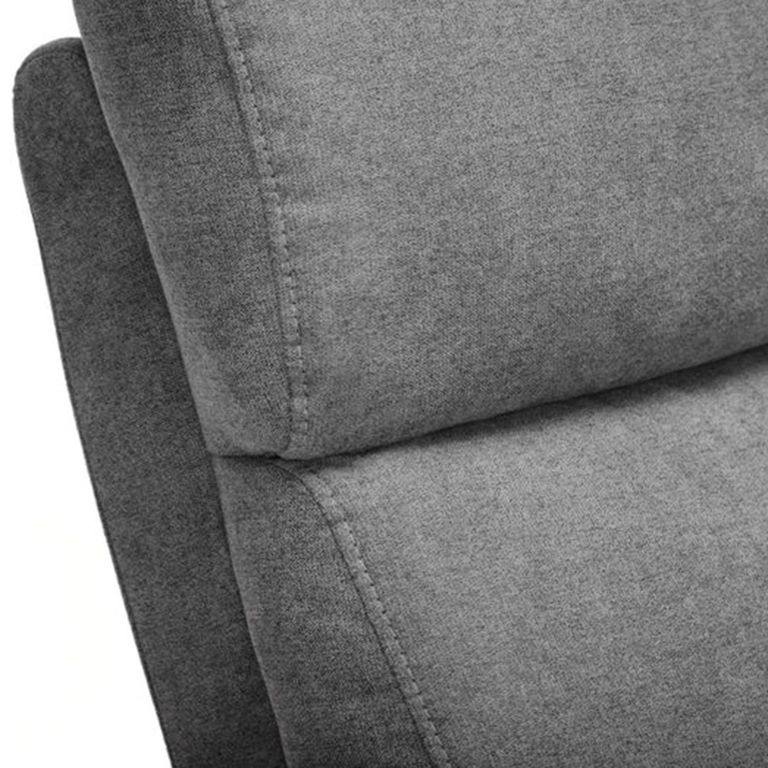 Helena Grey Fabric Recliner Armchair