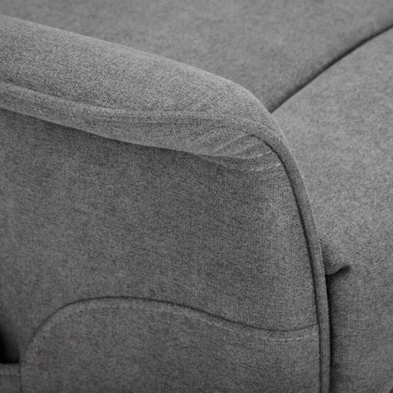 Helena Grey Fabric Recliner Armchair