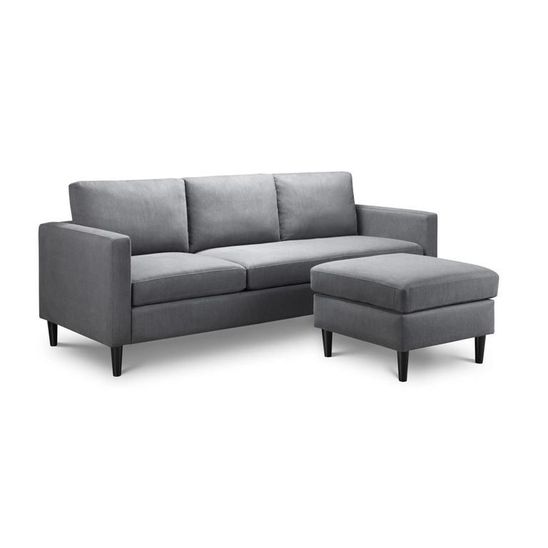 Marant Grey Fabric Corner Sofa