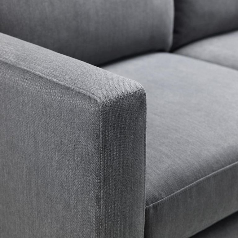 Marant Grey Fabric Corner Sofa