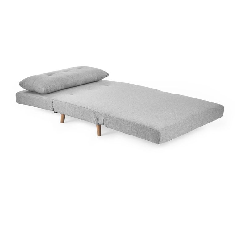 Rowan Grey Fabric Chair Bed - Click Clack