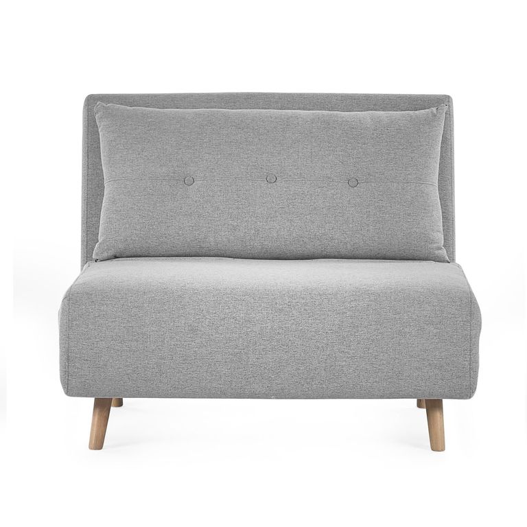 Rowan Grey Fabric Chair Bed - Click Clack