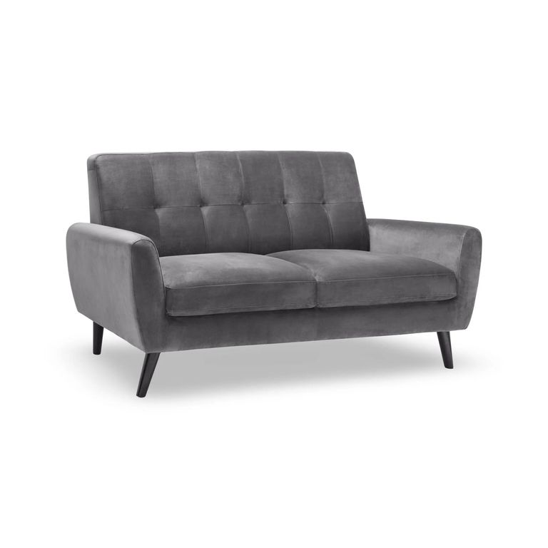 Monza Sofa - 2 Seater - Grey Fabric