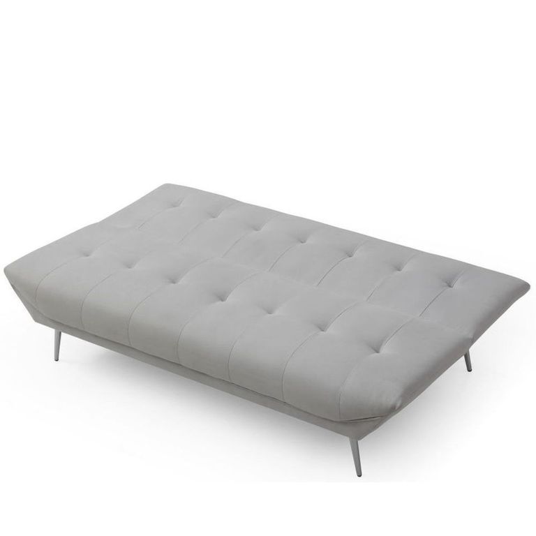 Ashley Grey Fabric Click Clack Sofa Bed - 2 Seater