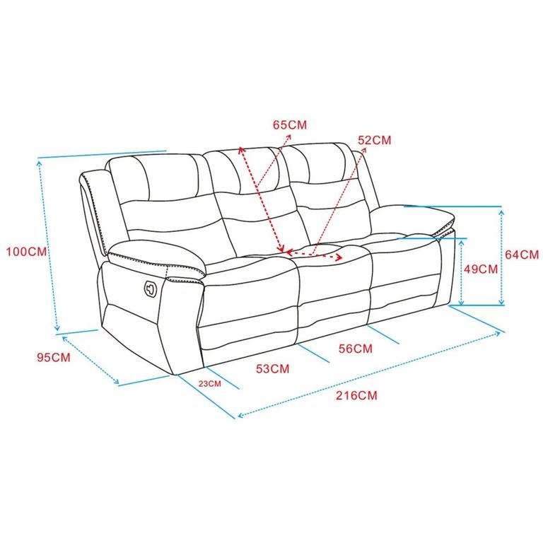 Alexandra Warm Grey Leather 3+2 Seater Recliner Sofa Set