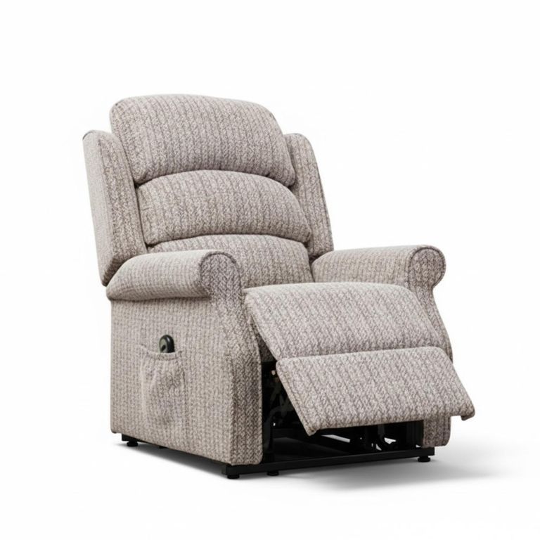 Windsor Lift and Tilt Electric Armchair - Natural Fabric
