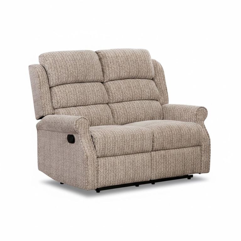Windsor 2 Seater Recliner Sofa - Natural Fabric
